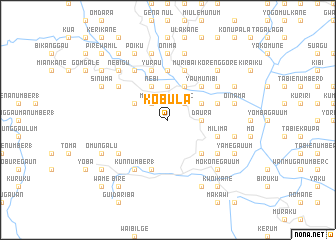 map of Kobula