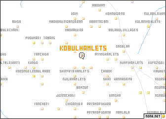 map of Kobul Hamlets