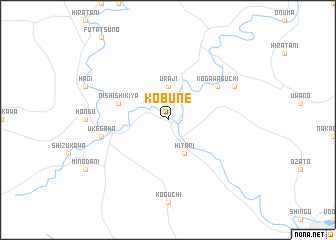 map of Kobune