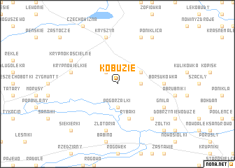 map of Kobuzie