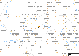 map of Kobu