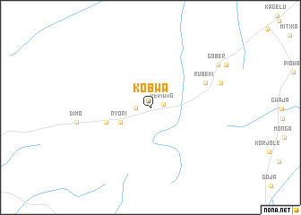 map of Kobwa