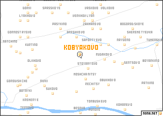 map of Kobyakovo