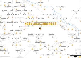 map of Kobylaki Czarzaste