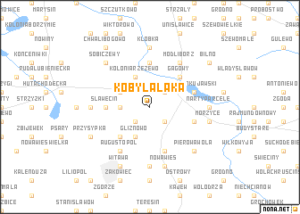 map of Kobylałąka