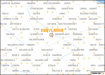 map of Kobylanka