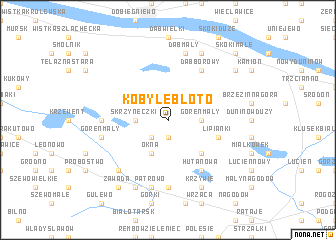 map of Kobyle Błoto