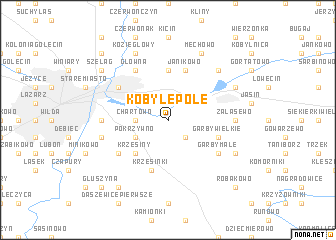 map of Kobyle Pole