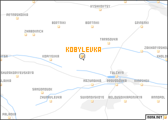 map of Kobylëvka