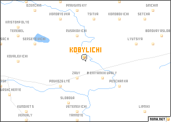 map of Kobylichi