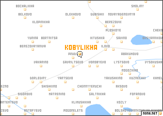 map of Kobylikha