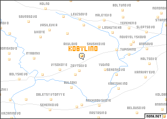 map of Kobylino