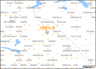 map of Kobylin