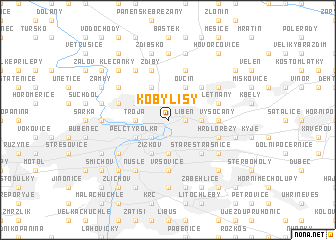 map of Kobylisy