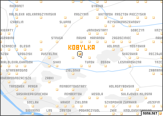 map of Kobyłka