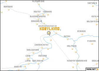 map of Kobylkino