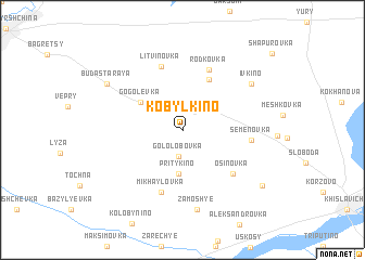 map of Kobylkino