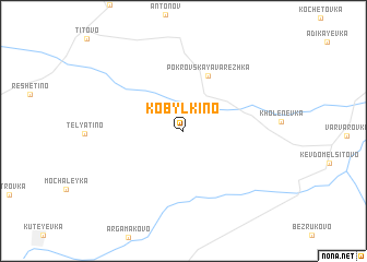 map of Kobylkino