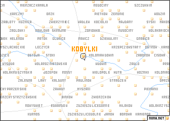 map of Kobyłki