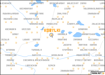 map of Kobyłki