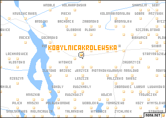 map of Kobylnica Królewska