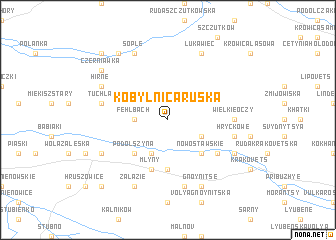 map of Kobylnica Ruska