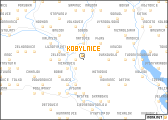 map of Kobylnice