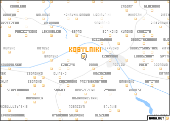 map of Kobylniki