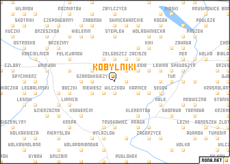 map of Kobylniki