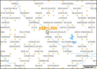 map of Kobylniki