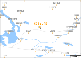 map of Kobyl\