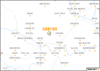 map of Kobyon