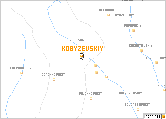 map of Kobyzevskiy