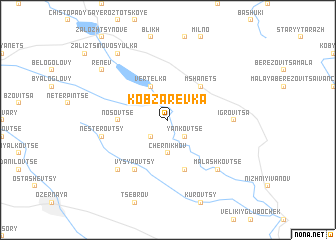 map of Kobzarevka