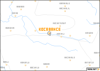 map of Kocabahçe