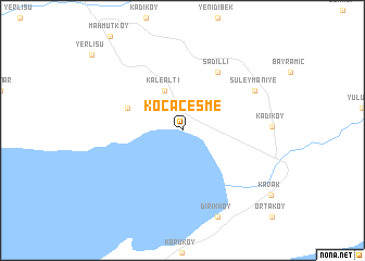 map of Kocaçeşme