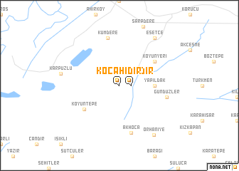 map of Kocahıdır