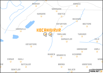 map of Kocahıdır