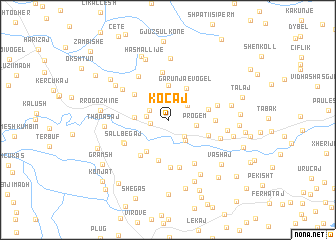 map of (( Koçaj ))