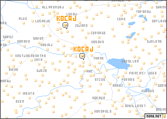 map of Koçaj