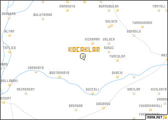 map of Koçaklar