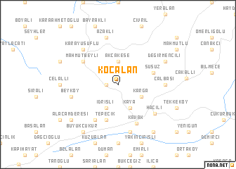 map of Koçalan