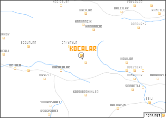 map of Kocalar