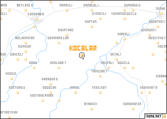 map of Kocalar