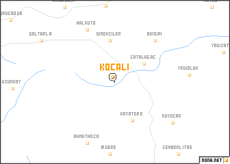 map of Koçali
