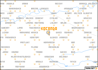 map of Kocanda