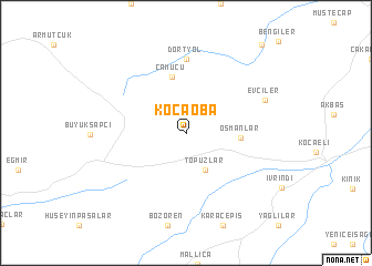 map of Kocaoba