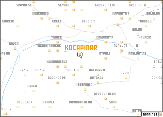 map of Kocapınar