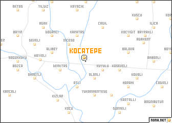 map of Kocatepe