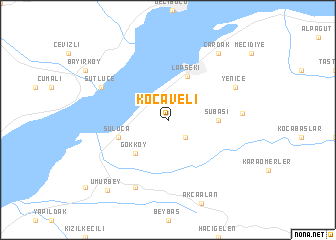 map of Kocaveli